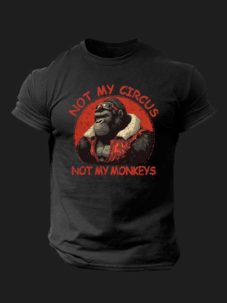 Not My Circus Not My Monkeys BombApe Gym T-shirt