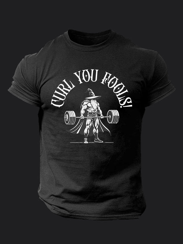 Curl You Fools BombApe Gym T-shirt