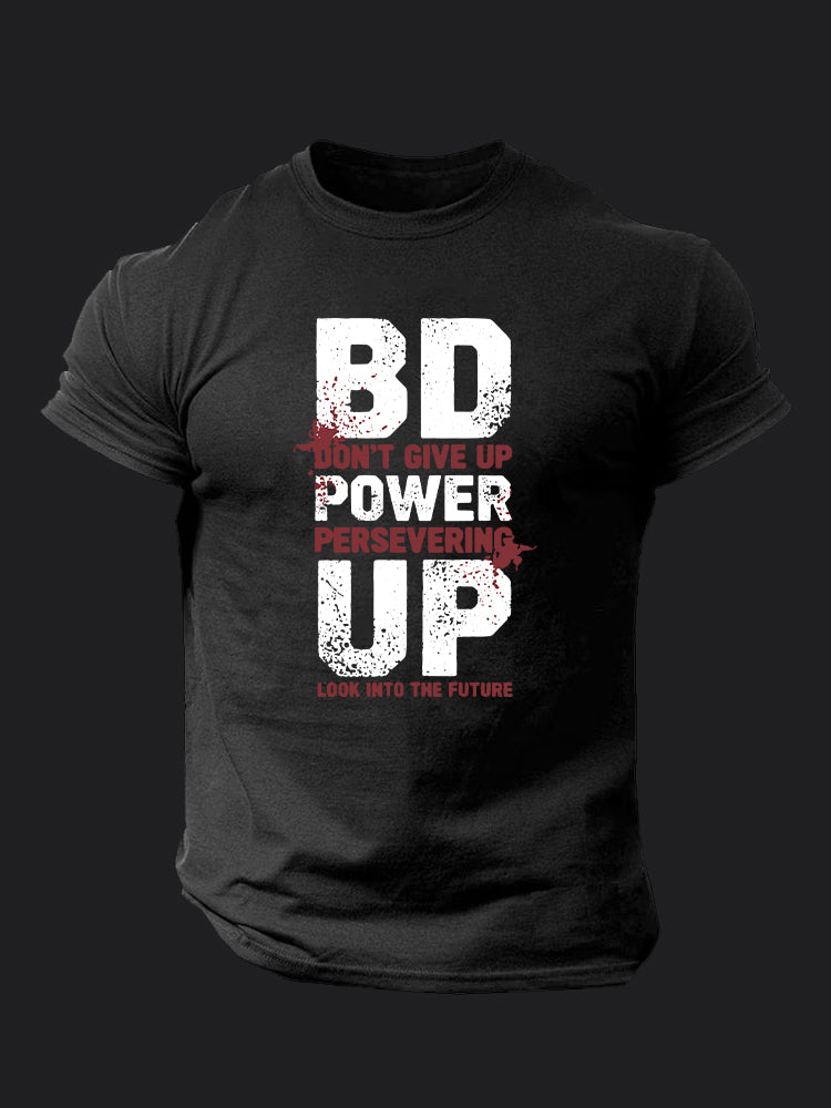 Don't Give Up BombApe Gym T-shirt