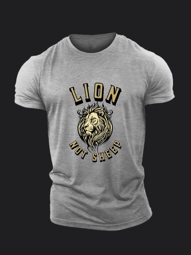 Lion Not Sheep BombApe Gym T-shirt