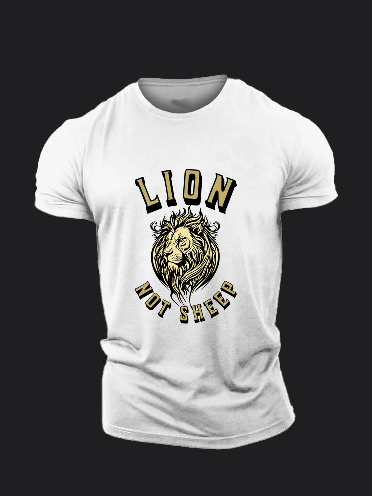 Lion Not Sheep BombApe Gym T-shirt