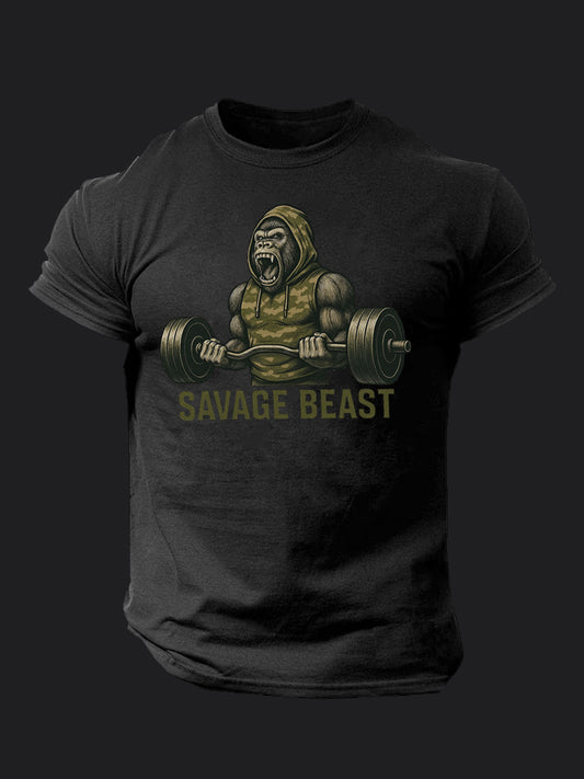 Savage Beast BombApe Gym T-shirt