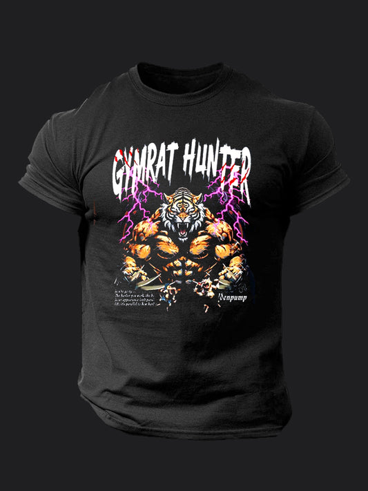 Gym Rat Hunter BombApe Gym T-shirt