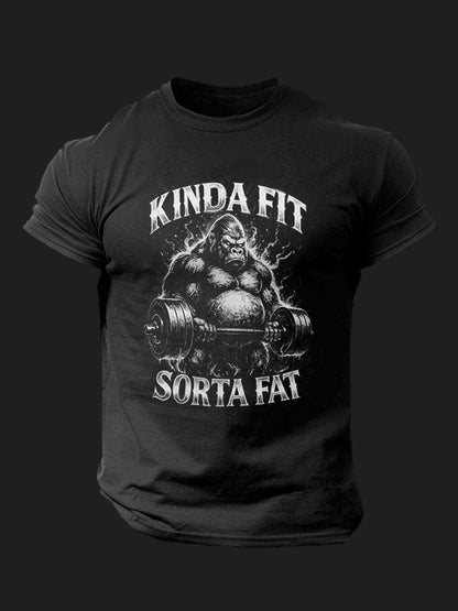 Kinda Fit Sorta Fat BombApe Gym T-shirt