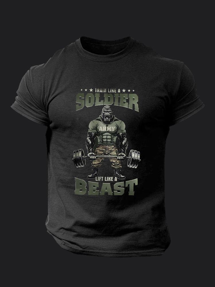 Lift Like A Beast BombApe Gym T-shirt