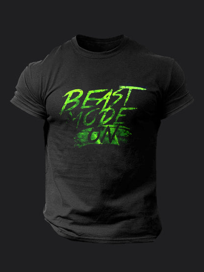 Bease Mode ON BombApe Gym T-shirt