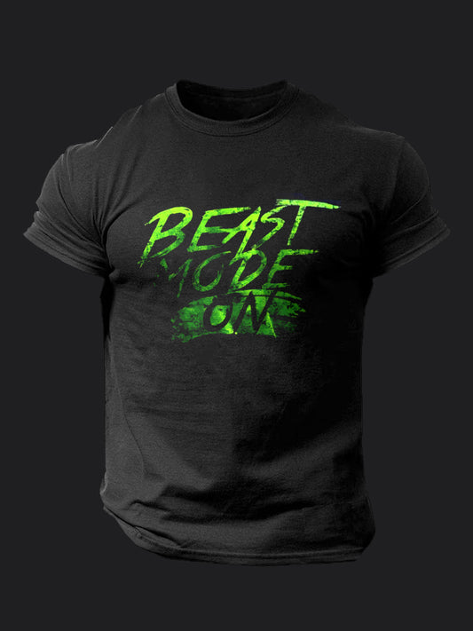 Bease Mode ON BombApe Gym T-shirt