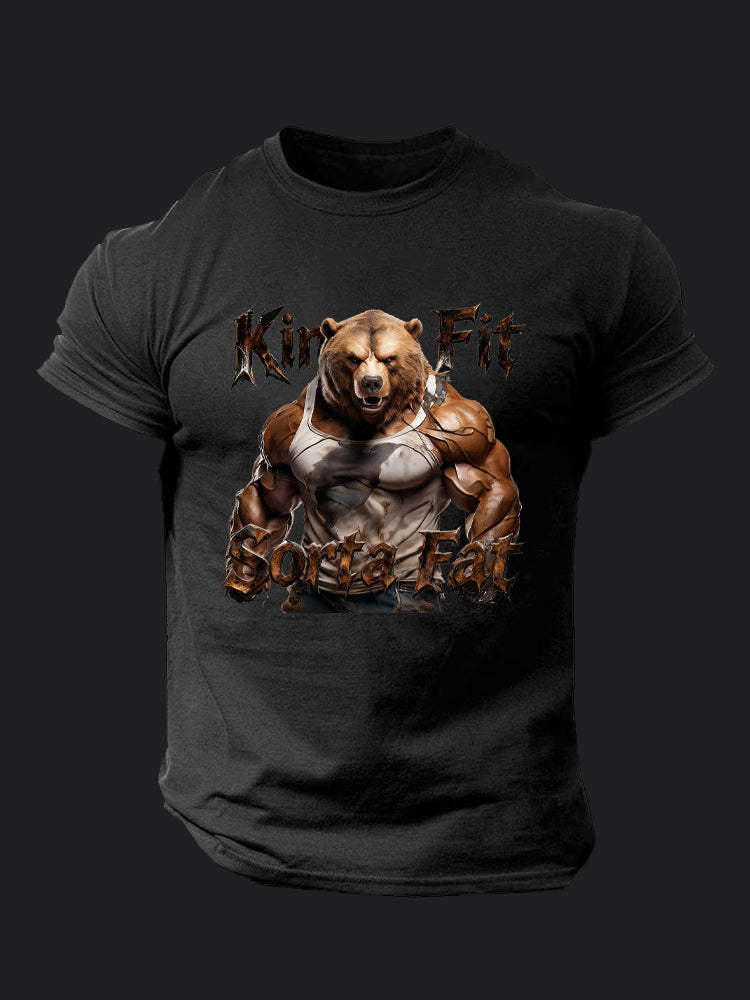 Kinda Fit Sorta Fat BombApe Gym T-shirt