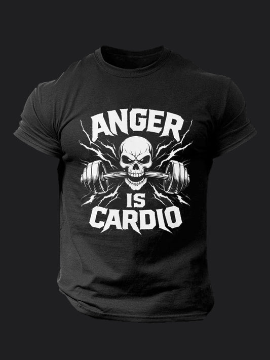 Anger Is Cardio BombApe Gym T-shirt