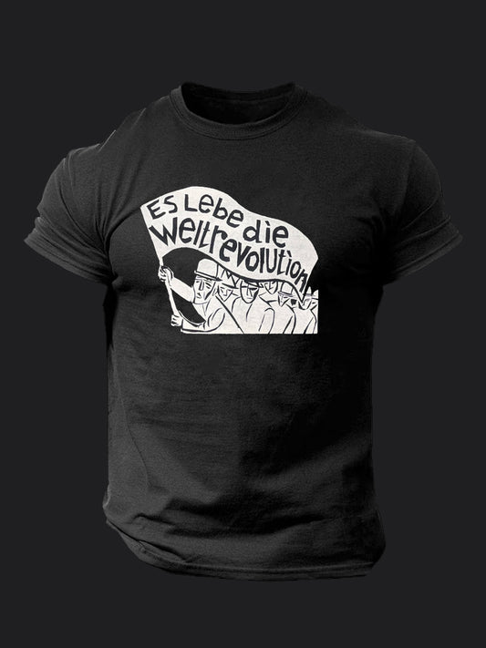 Long Live the World Revolution BombApe Gym T-shirt