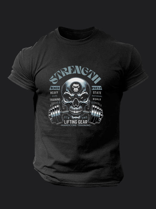 Bench Press Hardcore Lifting BombApe Gym T-shirt