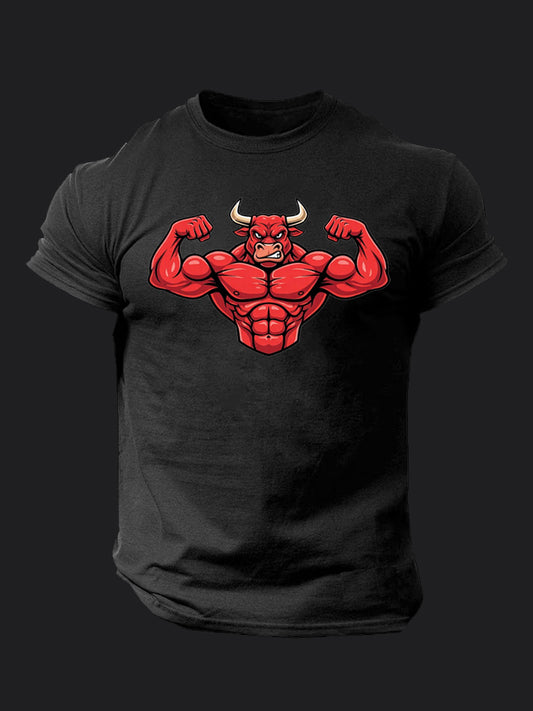 Muscular Bull BombApe Gym T-shirt