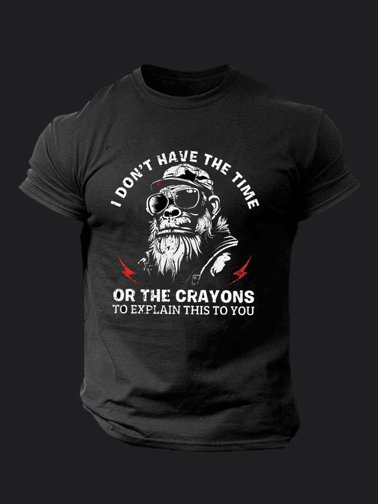 I Don't Have the Time BombApe Gym T-shirt