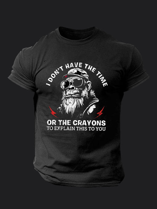 I Don't Have the Time BombApe Gym T-shirt