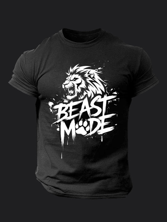 Beast Mode Lion BombApe Gym T-shirt