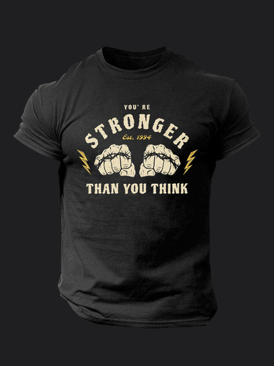 You're Stronger Than You Think BombApe Gym T-shirt