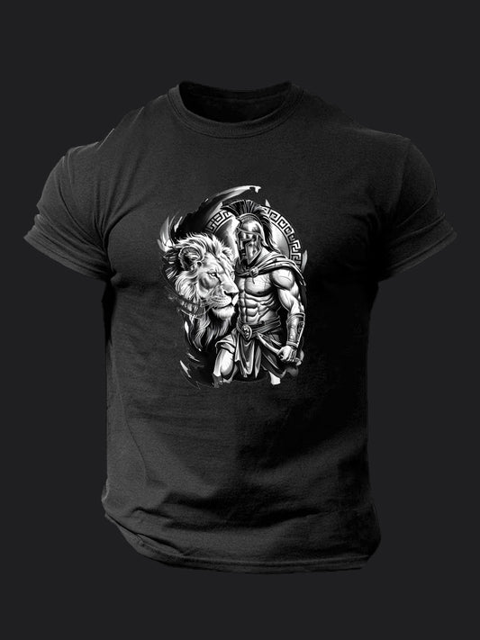 Lion and Warrior BombApe Gym T-shirt