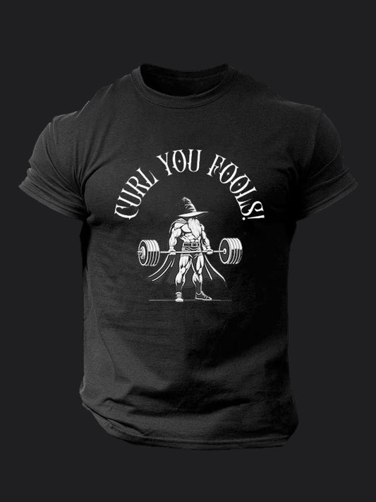 Curl You Fools BombApe Gym T-shirt