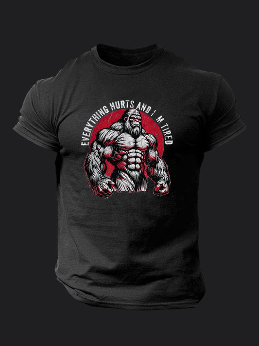Everything Hurts and I'm Tired BombApe Gym T-shirt