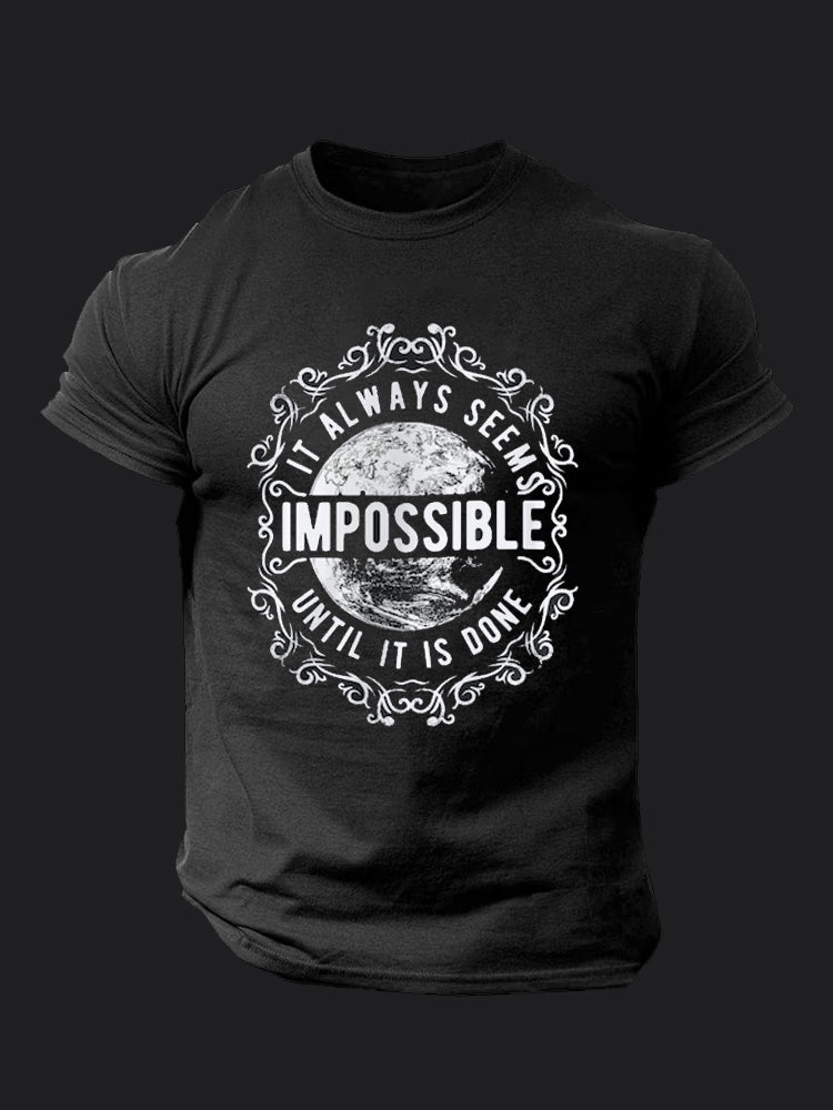 Until It Is Done BombApe Gym T-shirt