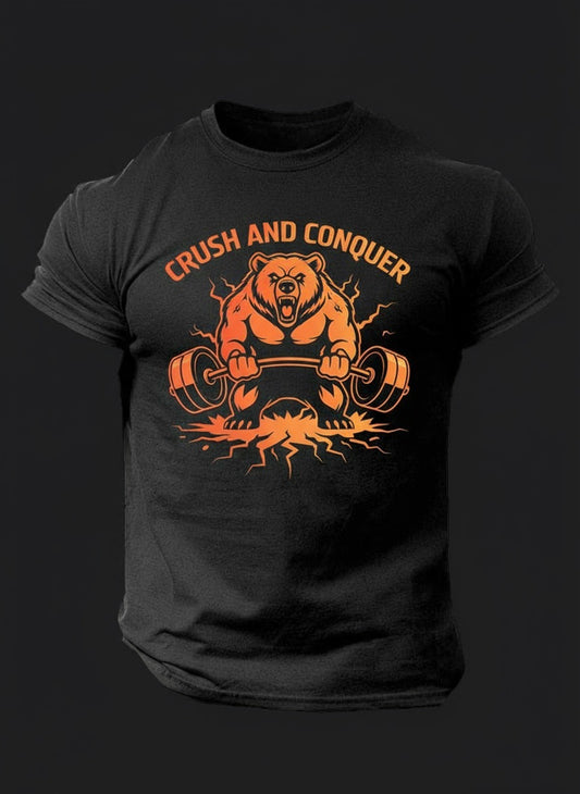 CRUSH AND CONQUER BombApe Gym T-shirt