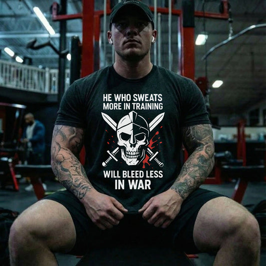 He Who Sweats BombApe Gym T-shirt
