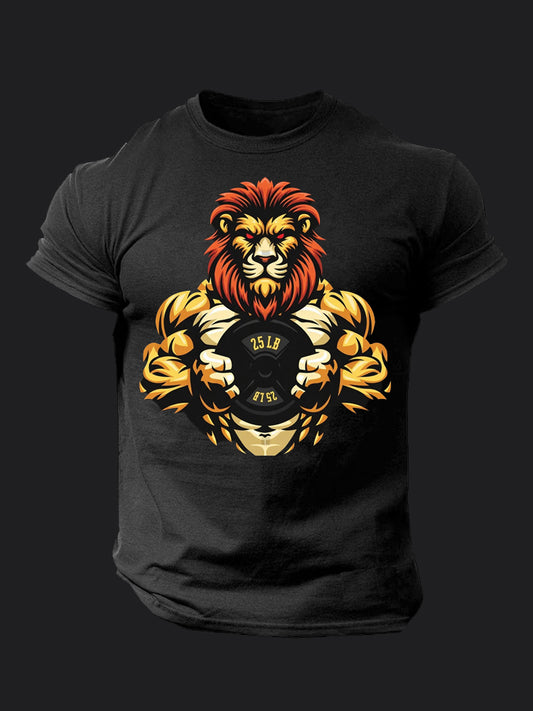 Weightliting Lion BombApe Gym T-shirt