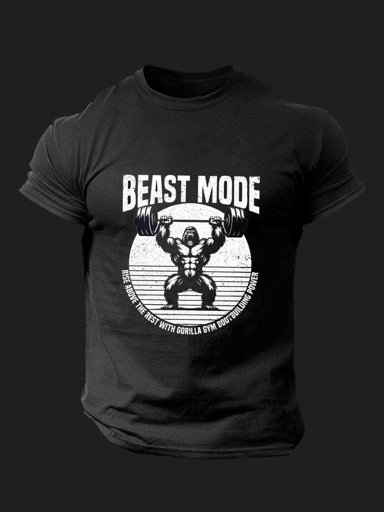 Gorilla Beast Mode BombApe GymT-shirt