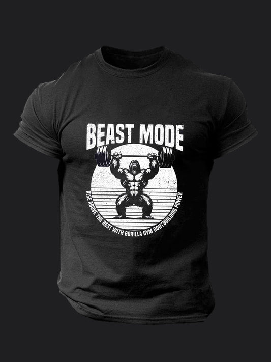 Gorilla Beast Mode BombApe GymT-shirt