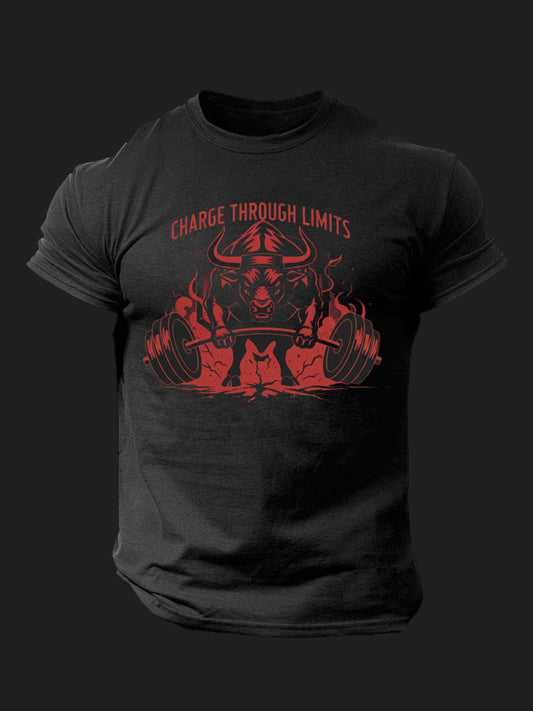 CHARGE THROUGH LIMITS BombApe Gym T-shirt