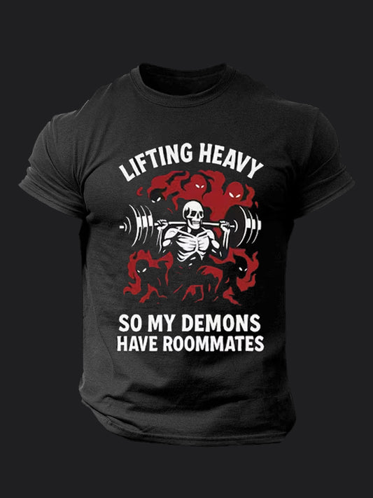 Lifting Heavy BombApe Gym T-shirt