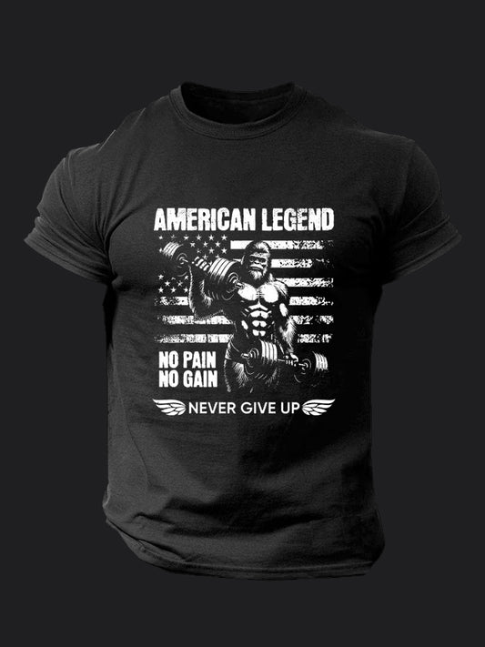 USA BodyBuilding BombApe Gym T-shirt