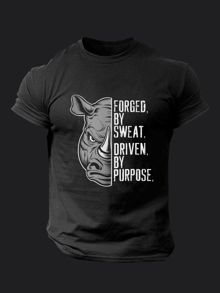 Wild Rhinoceros BombApe Gym T-shirt