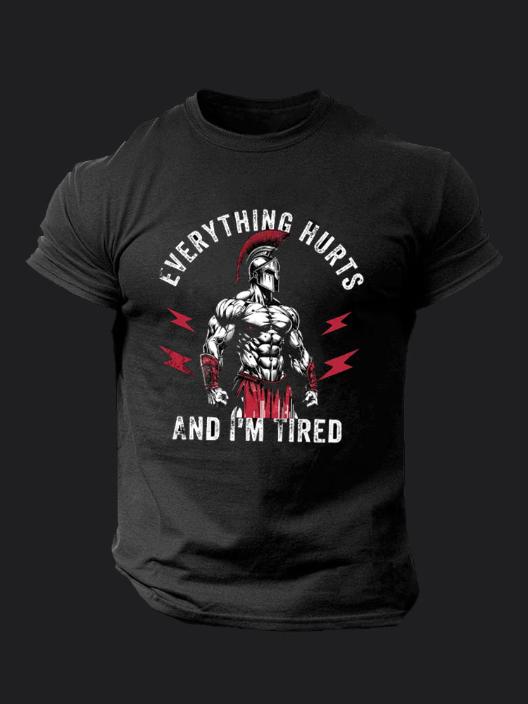 Everything Hurts and I'm Tired BombApe Gym T-shirt
