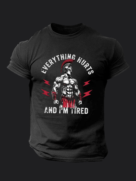 Everything Hurts and I'm Tired BombApe Gym T-shirt