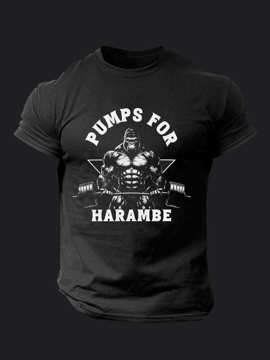 Pumps for Harambe BombApe GymT-shirt