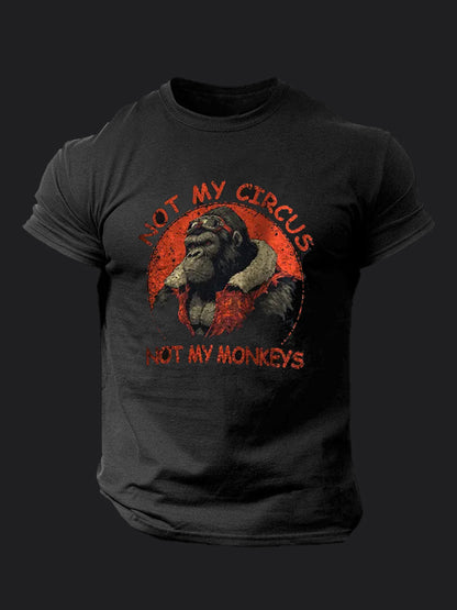 Not My Circus Not My Monkeys BombApe Gym T-shirt