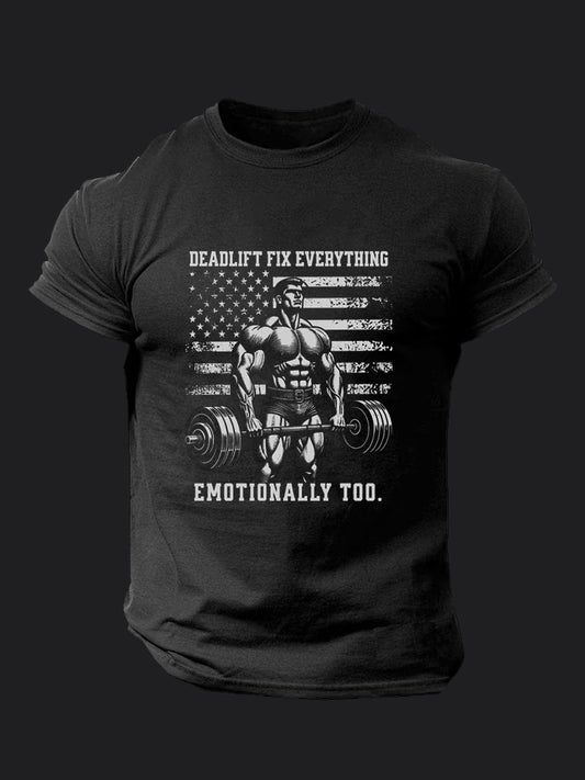 Deadlift Fix Everithing BombApe Gym T-shirt
