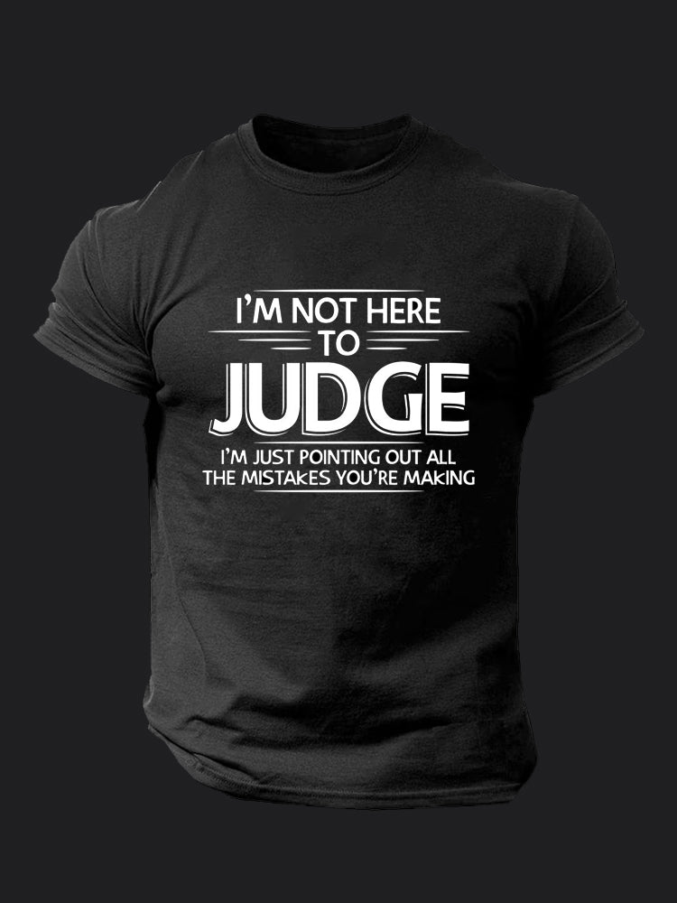 I'm Just Pointing Out All The Mistakes BombApe Gym T-shirt
