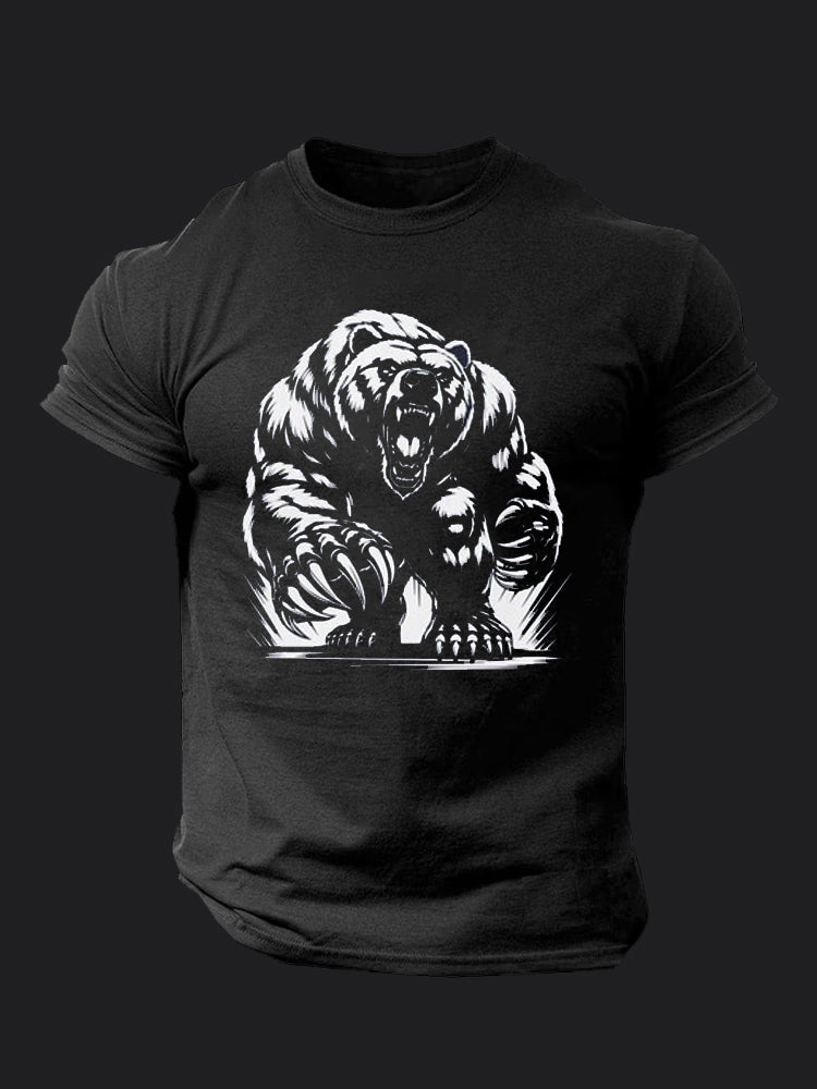 Strong As A Bear BombApe Gym T-shirt