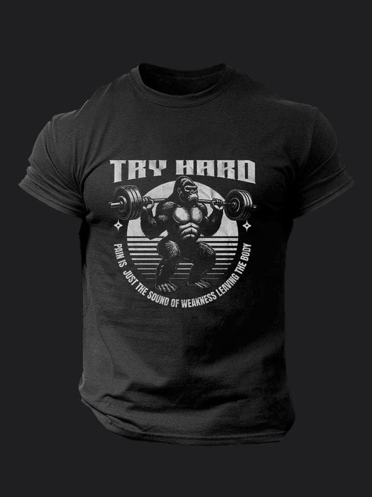 Try Hard BombApe Gym T-shirt