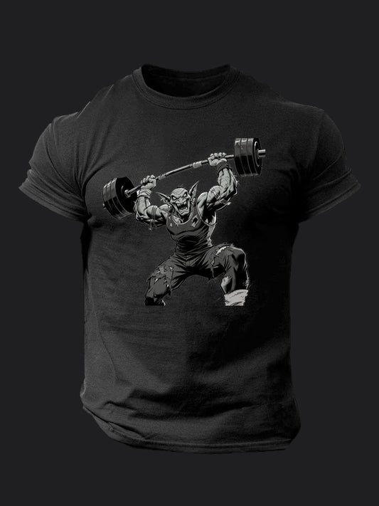 Weightlifting Goblin BombApe Gym T-shirt