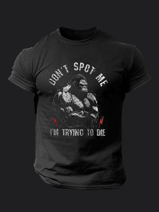 Don't Spot Me BombApe Gym T-shirt