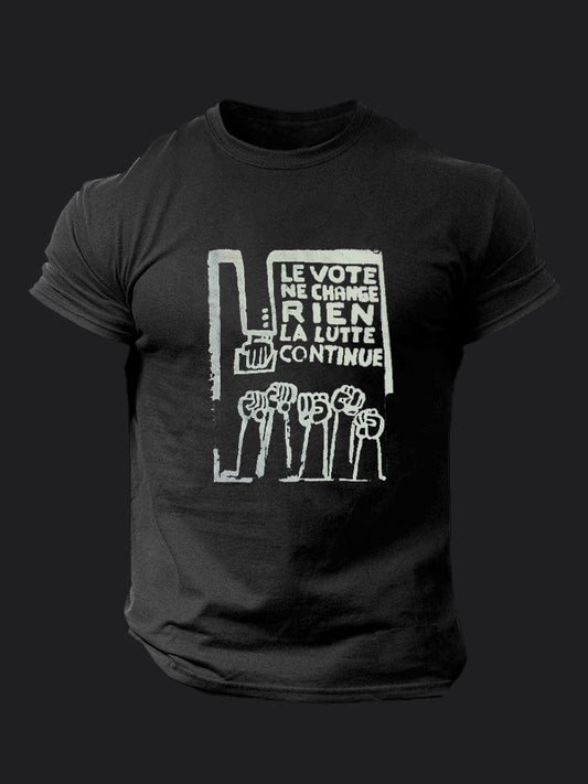 Voting Changes Nothing BombApe Gym T-shirt