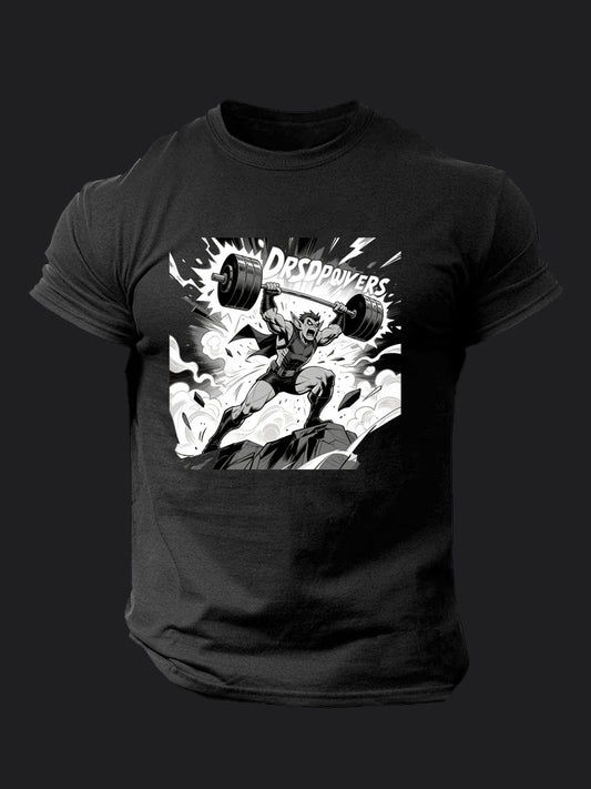 Weightlifting Elf BombApe Gym T-shirt