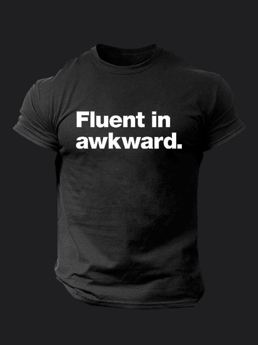Fluent in Awkward BombApe Gym T-shirt