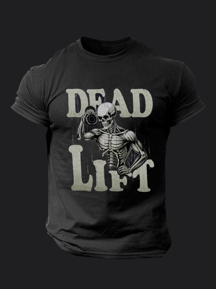 Dead Lift Skeleton BombApe Gym T-shirt