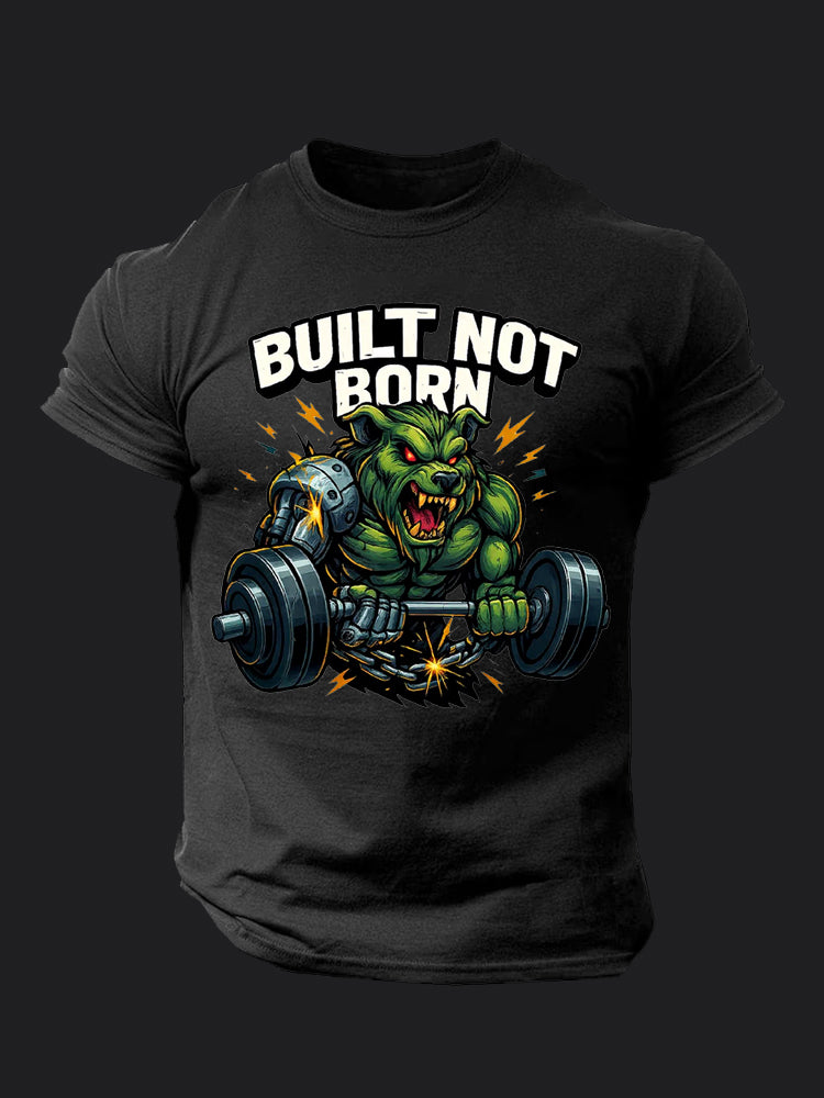 Built Not Born BombApe Gym T-shirt