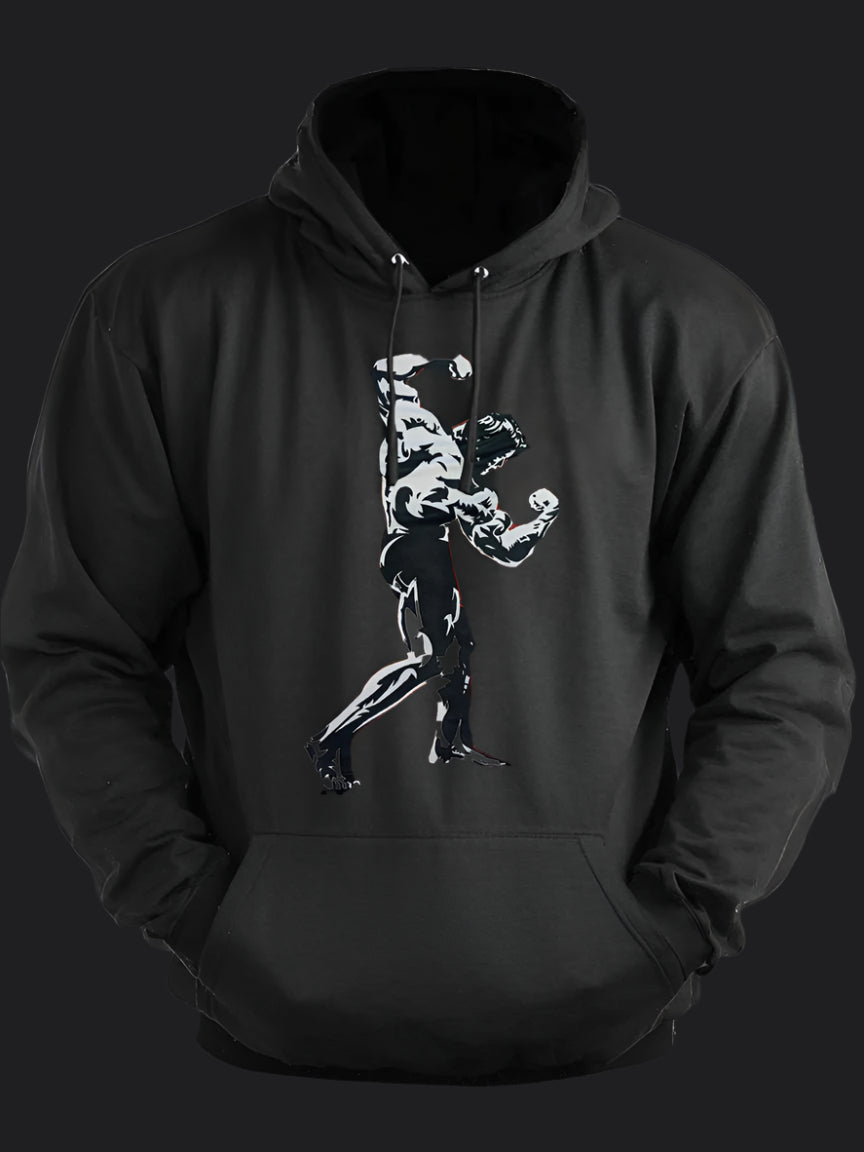 Classic Bodybuilder BombApe Gym Hoodie