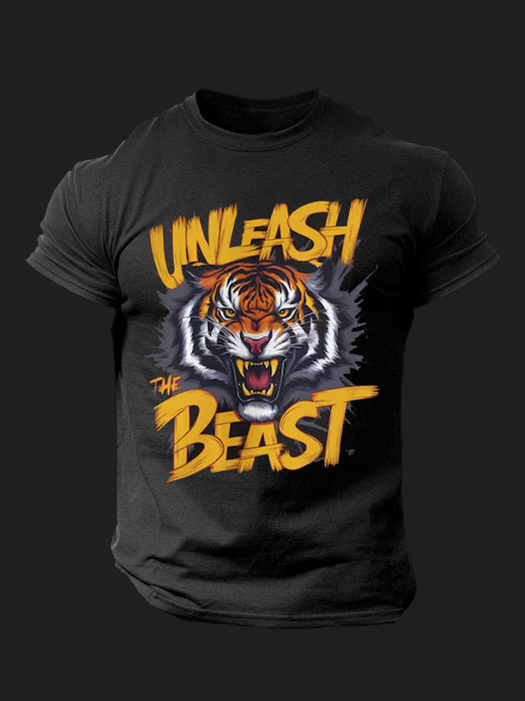 Unleash the Beast Tiger BombApe Gym T-shirt